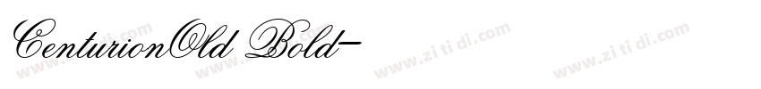 CenturionOld Bold字体转换